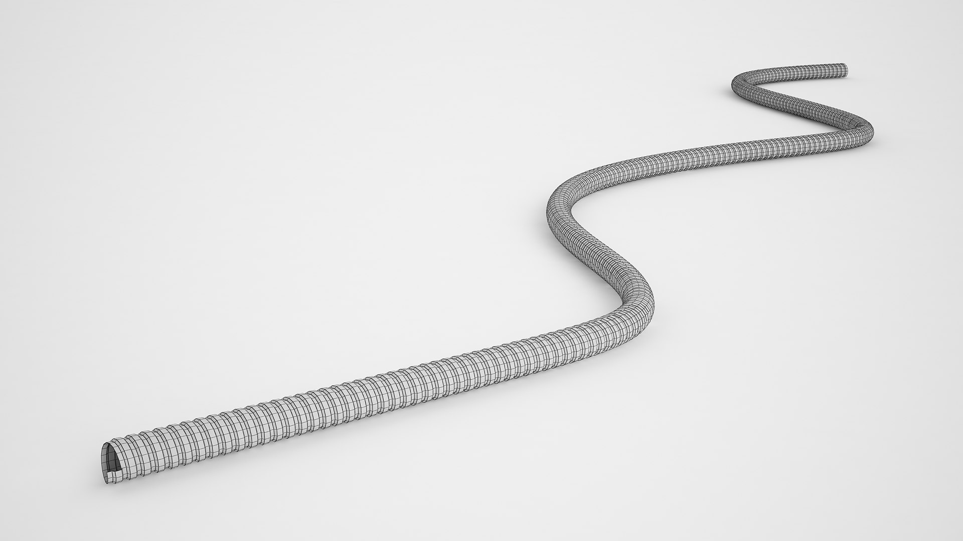 Flexible Steel Conduit 3D Model TurboSquid 1568236