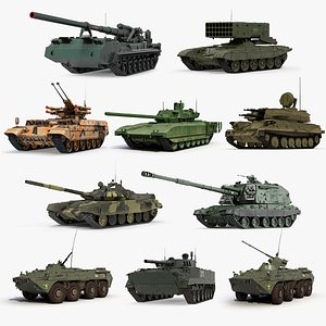 Russian Tanks Rigged Collection 5