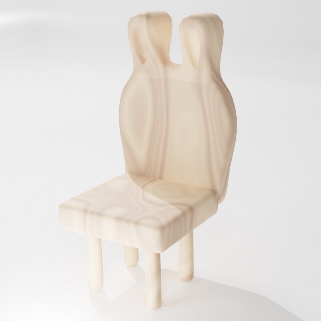 Rabbit Cute Chair - TurboSquid 2269025