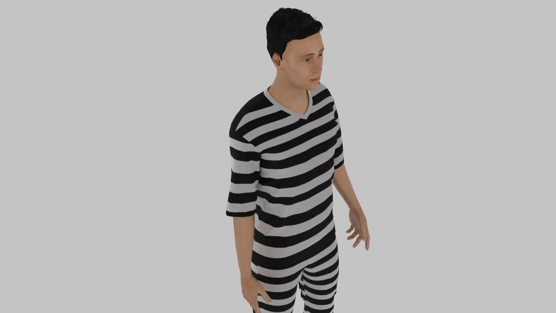 Prisoner Model - TurboSquid 1971596