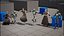 Medieval-Inspired Stylized Female Character viking Fantasy Medieval