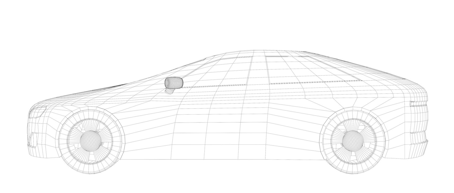 Simple Car 25V06 3D Model - TurboSquid 2395320