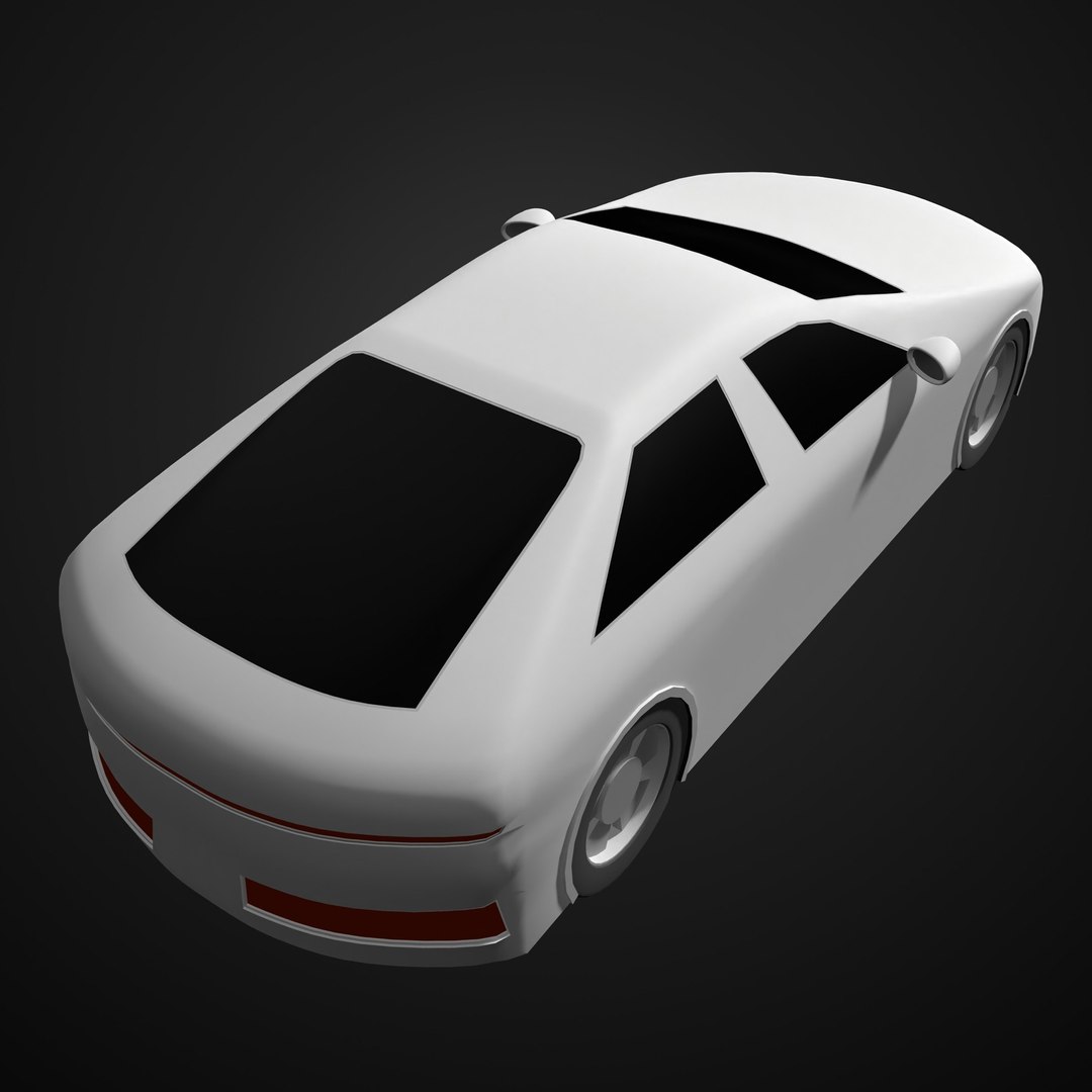 Simple Car 25V06 3D Model - TurboSquid 2395320