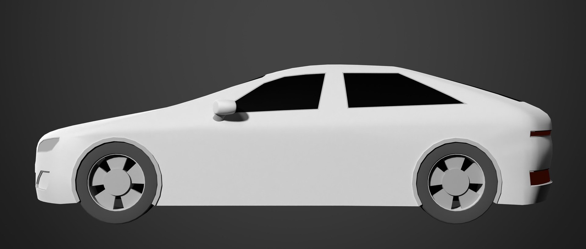 Simple Car 25V06 3D Model - TurboSquid 2395320