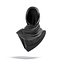 Black Hijab - woman muslim head cover