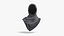 Black Hijab - woman muslim head cover
