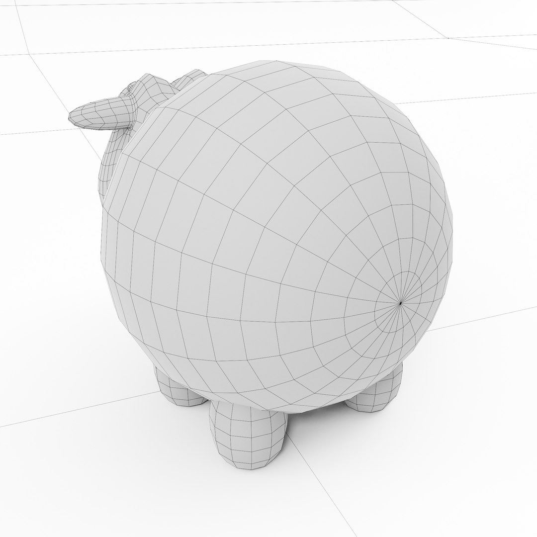 3D Sheep Cartoon Animal Model - TurboSquid 1996514