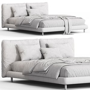 Meridiani Oliver Bed 3D