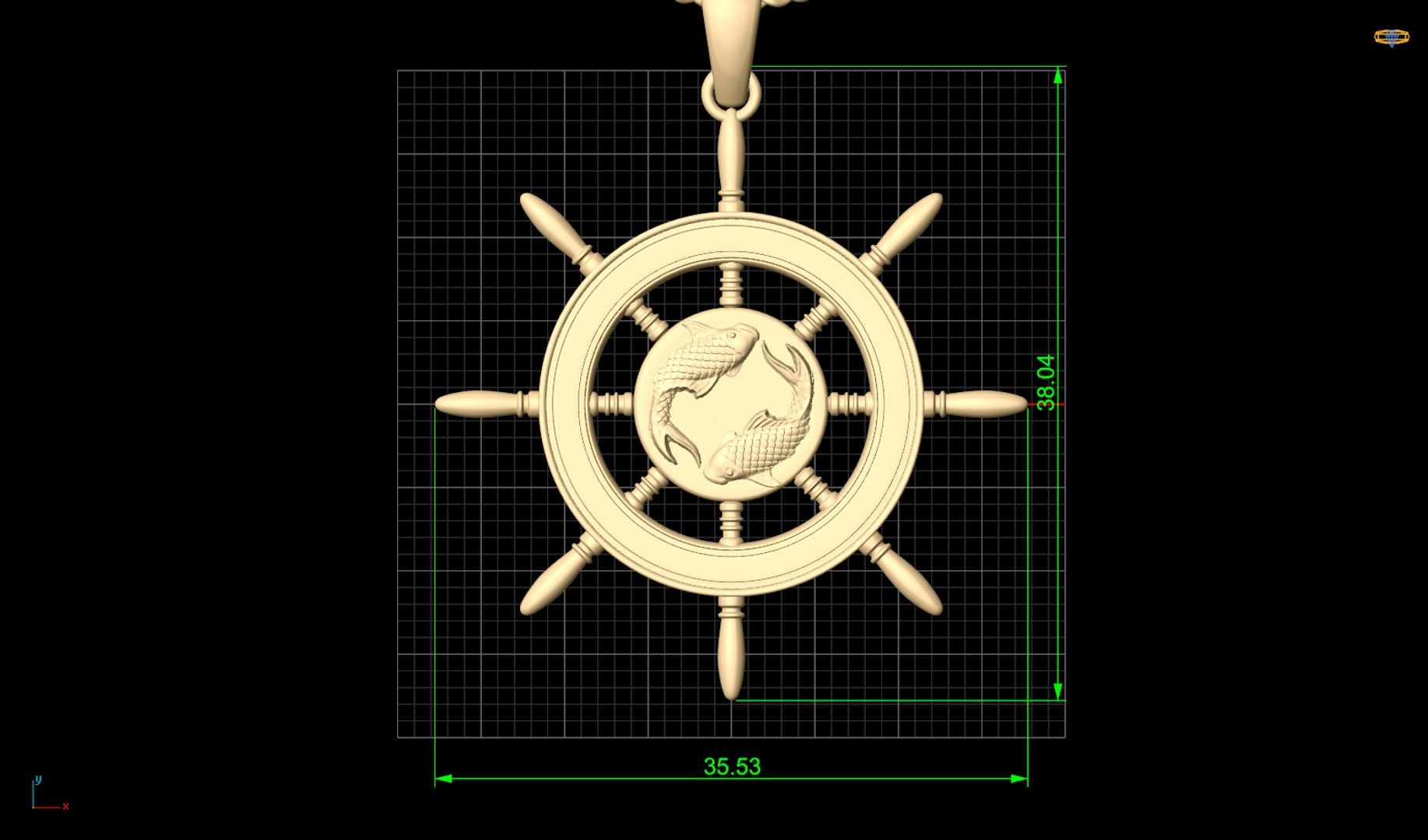 3D model wheel fish pendant https://p.turbosquid.com/ts-thumb/Bt/ri9Vy1/cy/measures/jpg/1766179146/1920x1080/fit_q87/c5181e08bd2e99b2ecb3bb7592879dfa65a517cc/measures.jpg
