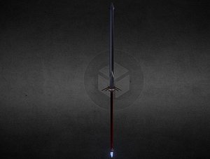 glaive 3D model