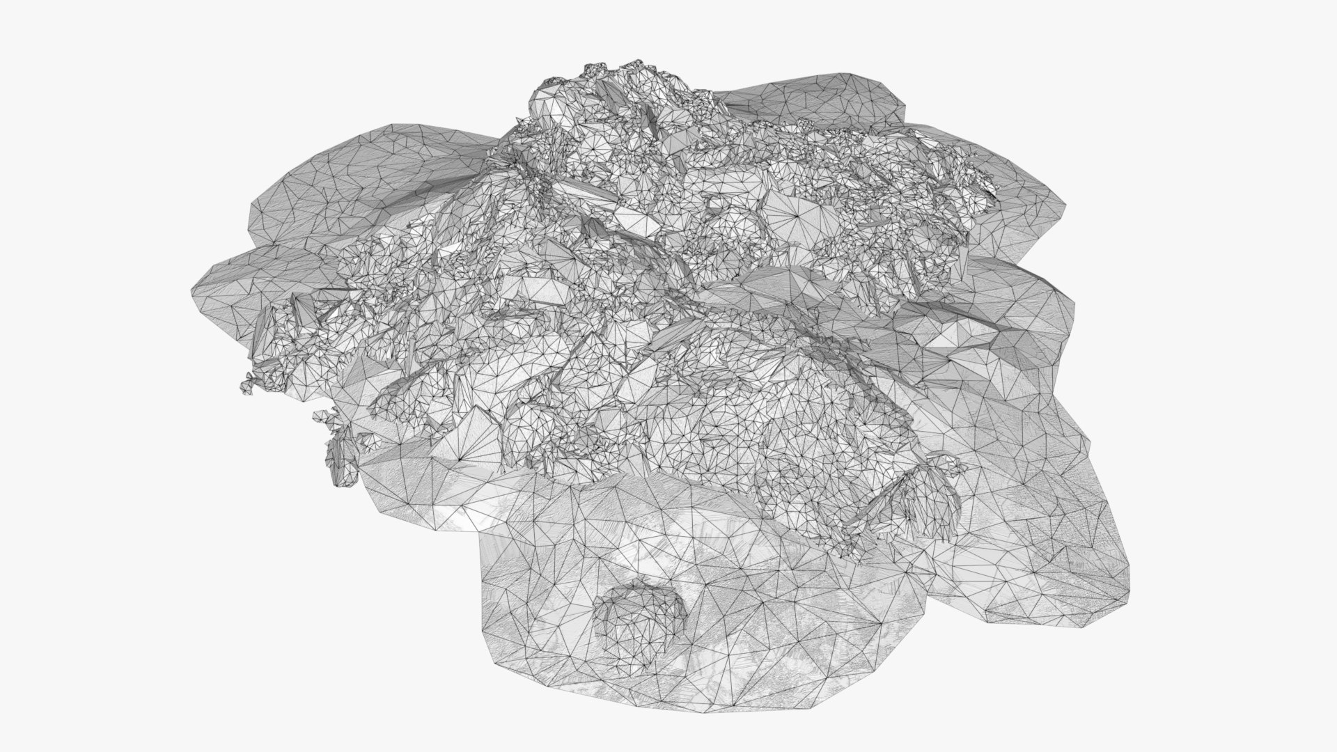 Ruin Debris Kit Rubble Gravel Pile 3D Model - TurboSquid 1865760