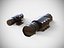 Weapon Customization Pack - 50 Attachments - Sights – Magazines – Foregrips – Side Rail - Barrel -