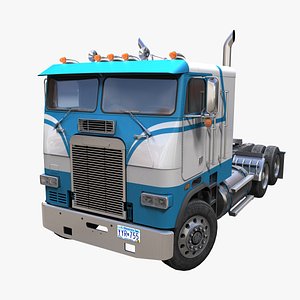3D Freightliner FLT truck PBR