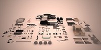 Revell Mercedes Benz 560 SEC model kit