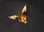 Dragón marrón de dibujos animados aparejado Low-poly modelo 3d