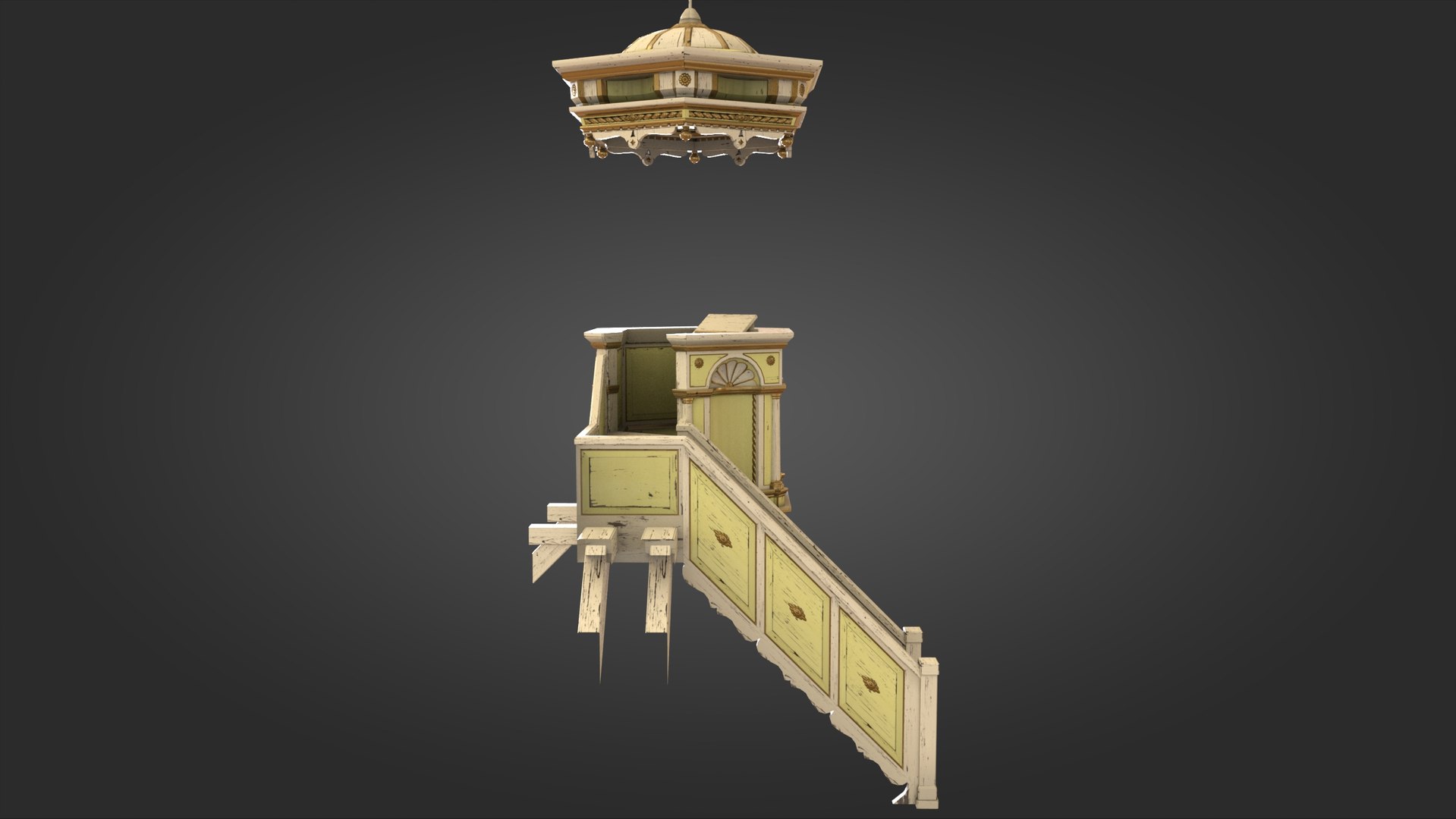 Medieval Church Pulpit White Yellow - PBR 3D model https://p.turbosquid.com/ts-thumb/Bu/9Rex4N/O3/pulpit_white_yellow_1_18/jpg/1637502657/1920x1080/fit_q87/d30126c5ac9bedaef4c069dca54baf88c6d480e4/pulpit_white_yellow_1_18.jpg