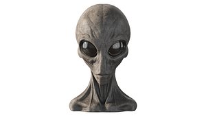 Bust of an alien