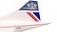 Livrea del Concorde Supersonic della British Airways 1985-1997