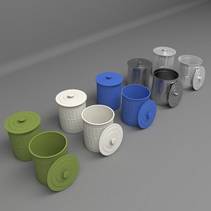 city garbage 3D model