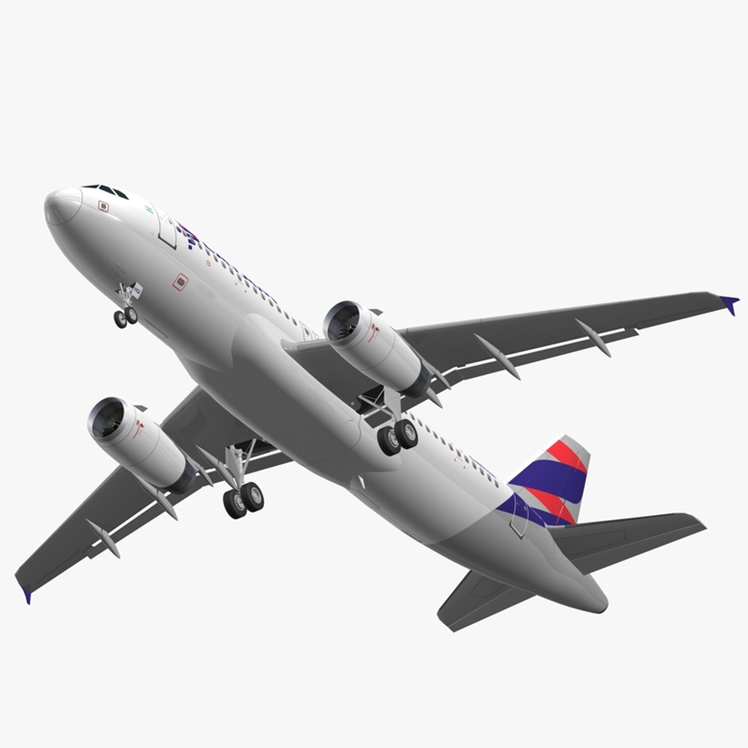 Airbus A320 Latam Argentina 3D - TurboSquid 1264659