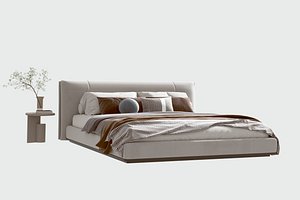 Photorealistic Double Bed