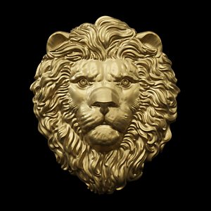 lion head 3D model