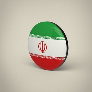 3D model Iran Badge