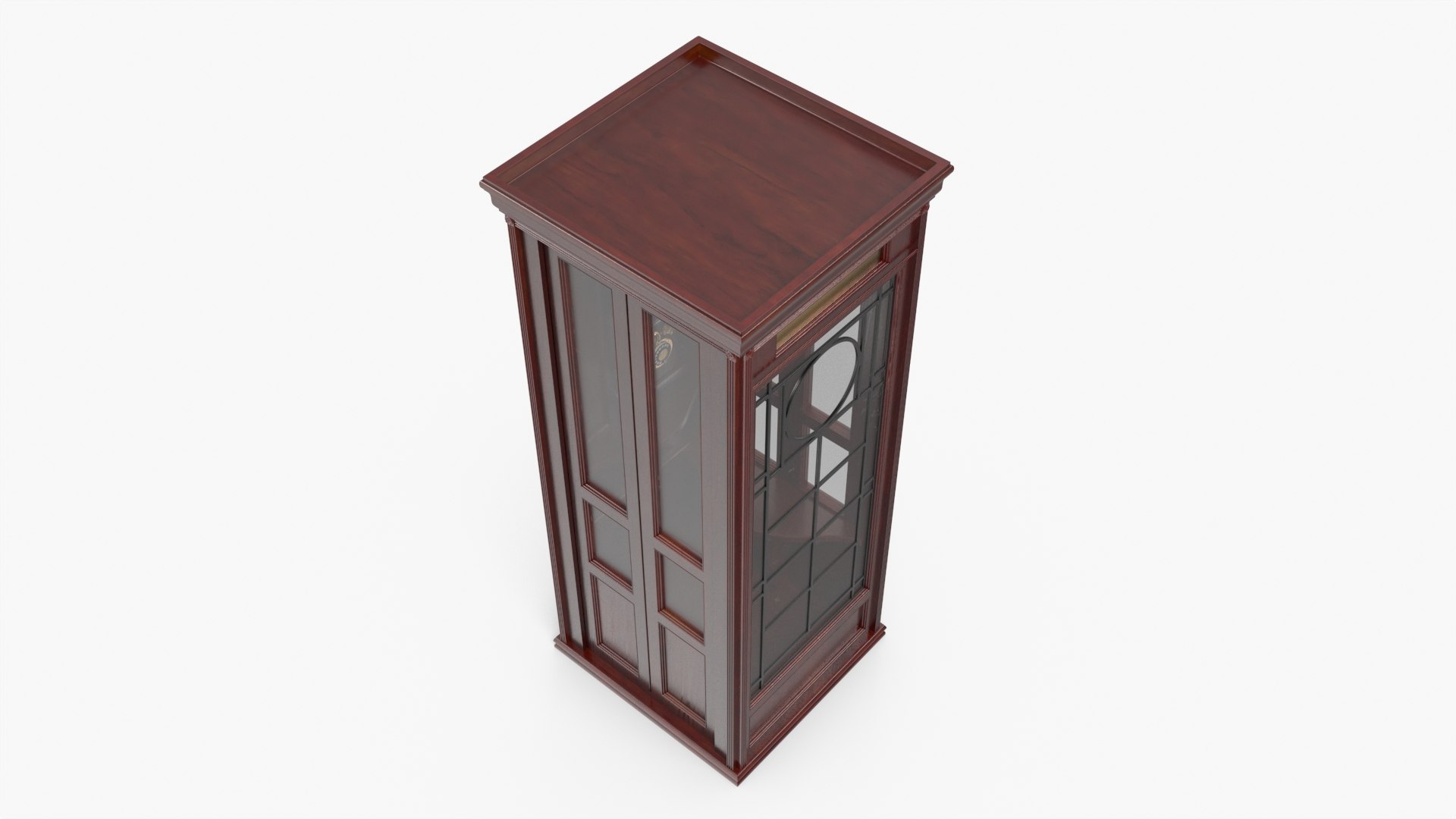 Wooden Phone Booth With Mounted Telephone 3D Model - TurboSquid 2296375