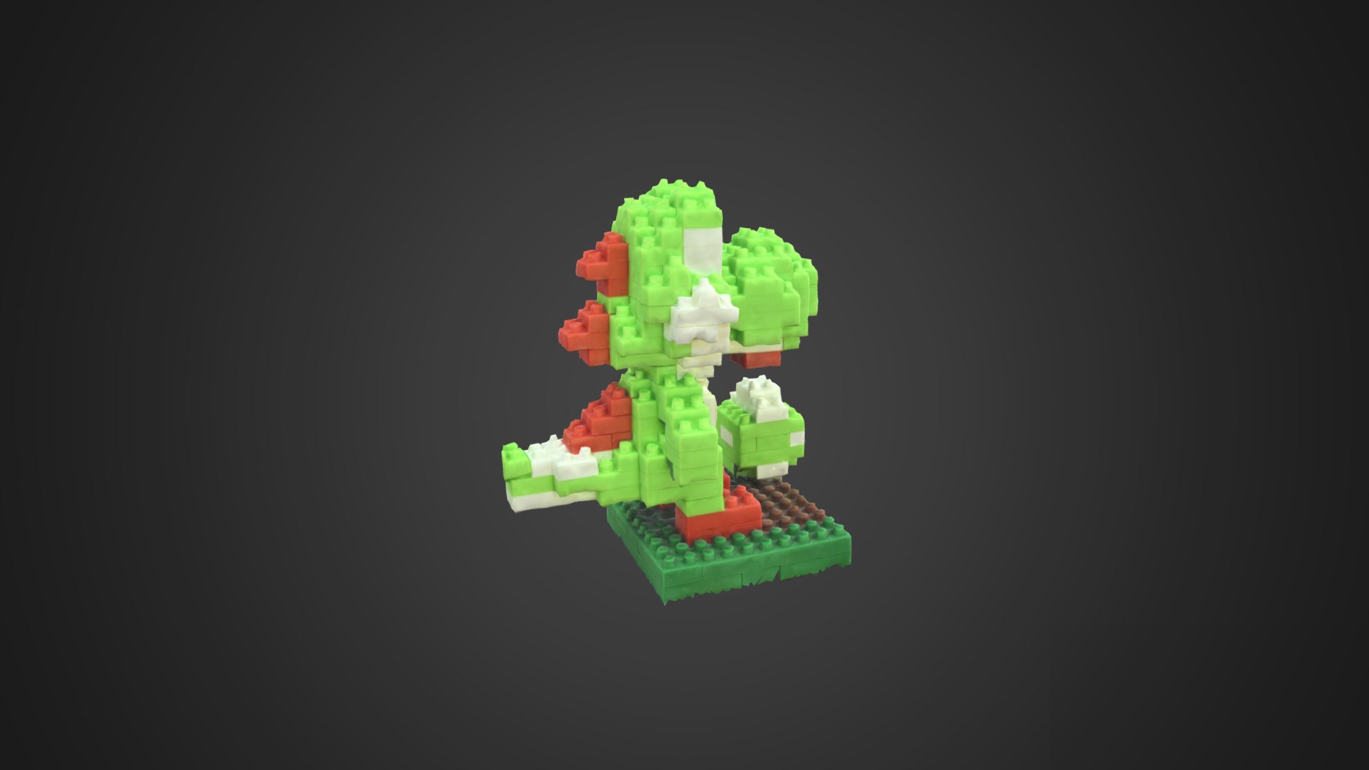 3D Model Toy Lego Yoshi - TurboSquid 2025306