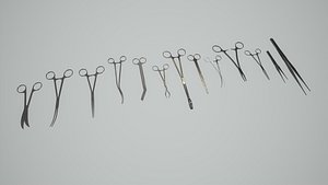 3D model Optimized Surgical Scissors