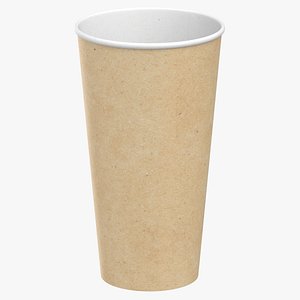 Paper Coffee Cup 20 oz 3D model