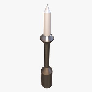 3D Candle holder 08 model