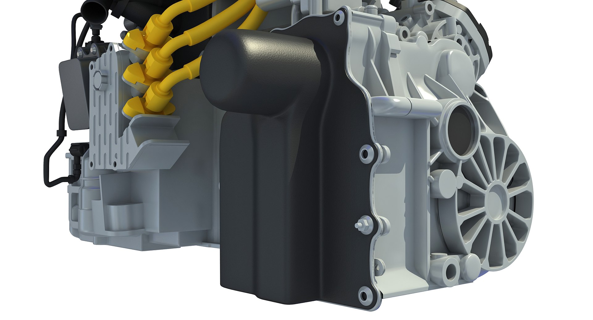 volkswagen xl1 engine 3d model