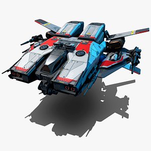 3D BOXER - Fighter Spacecraft model