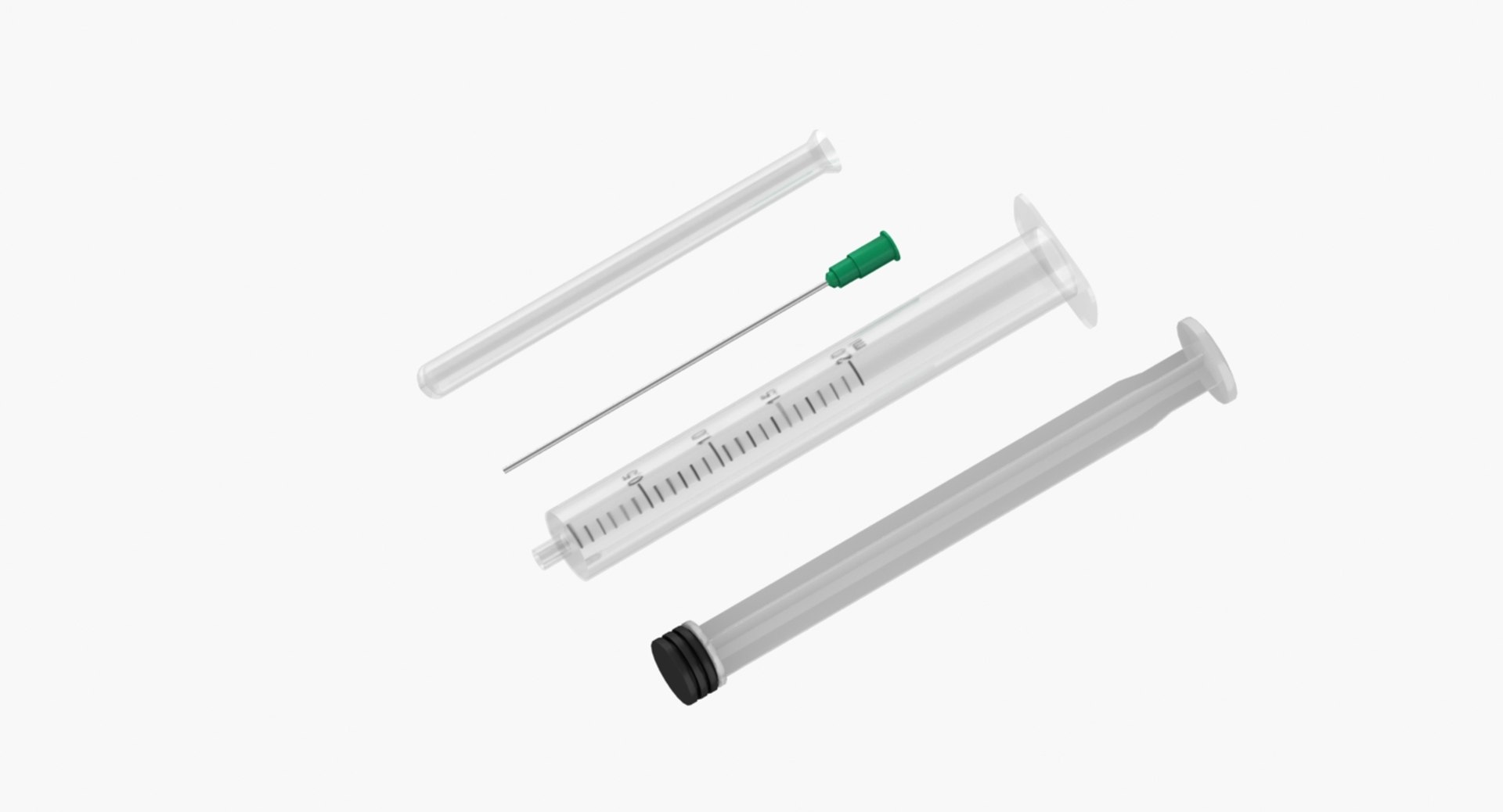 3D syringe medicine model - TurboSquid 1330077