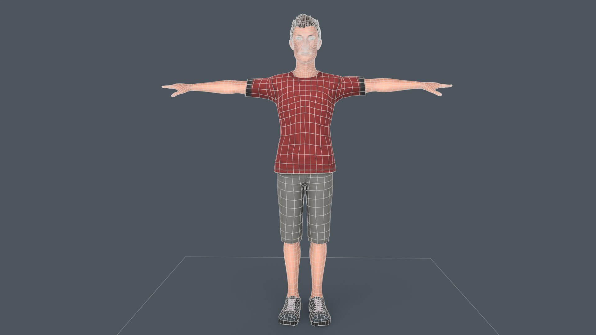 Tall Young Boy 3D model - TurboSquid 1947313