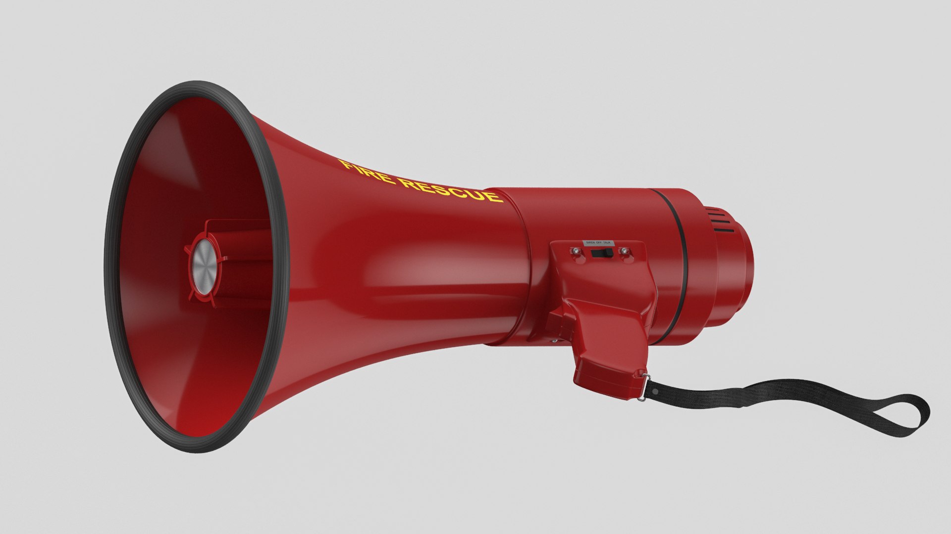 Firemen Megaphone 3D Model - TurboSquid 1857134