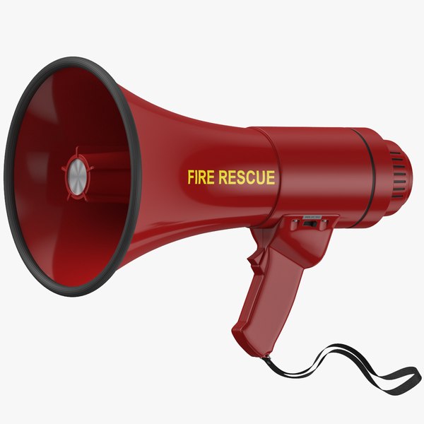 Firemen Megaphone 3D model