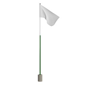 Golf Flag PBR 6 3D model