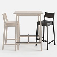 Bar table and chair Norraker