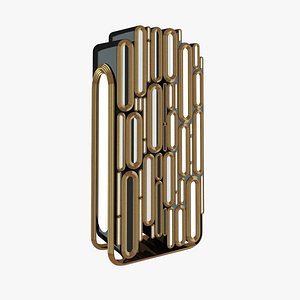 bar cabinet oblong 3d model