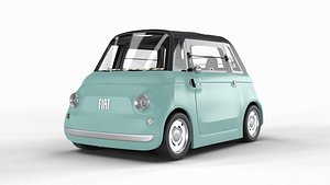 fiat topolino HQ interier 3D