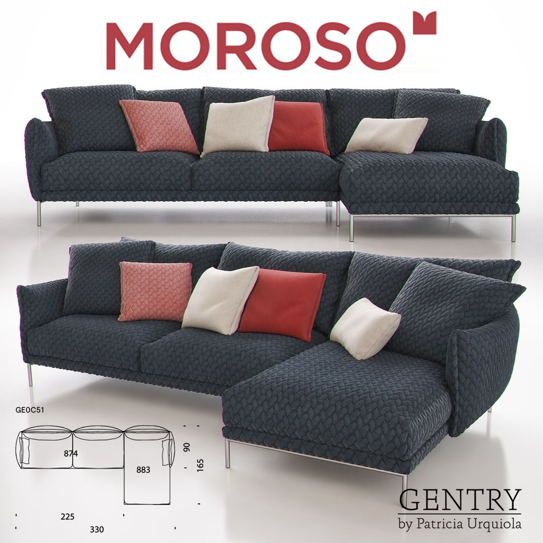 gentry sofa with chaise