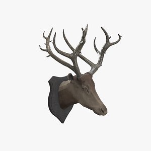 Medieval Deer Head model