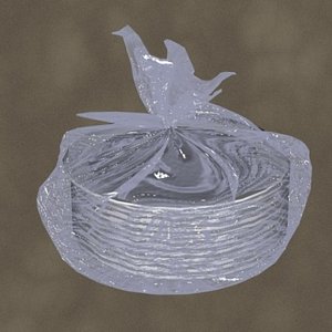 paper plates bag zipped 3d max