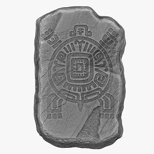 3D Petroglyph turtle model