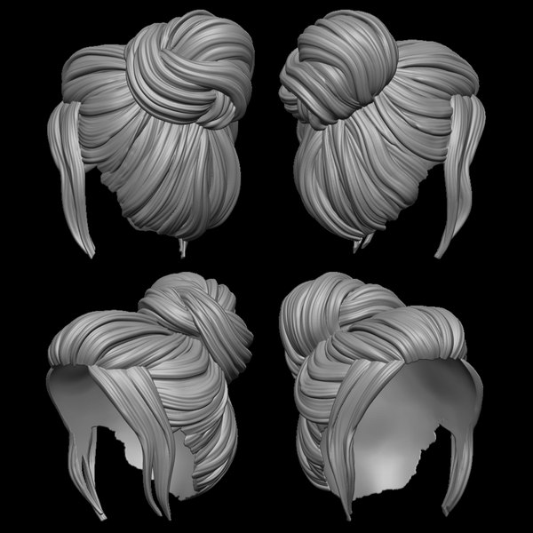 3D model Female Hair - TurboSquid 2034198