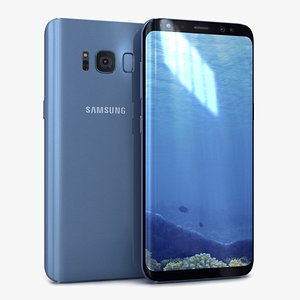 3D samsung galaxy s8 coral model