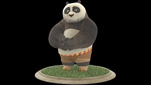 3D po kung fu panda