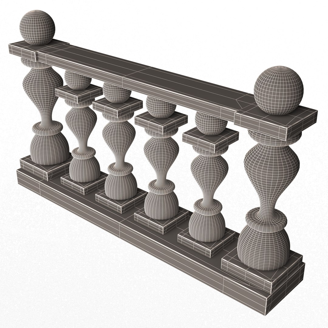 Baluster 05 3D Model - TurboSquid 1849062